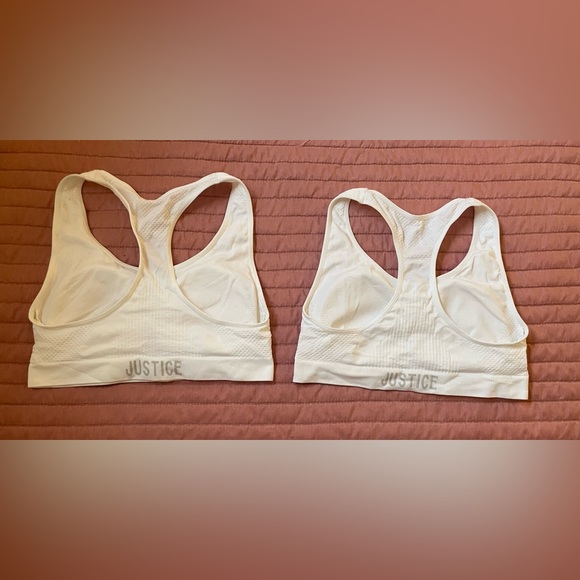 JUSTICE SIZE 34 SPORTS BRAS!! - Picture 2 of 2